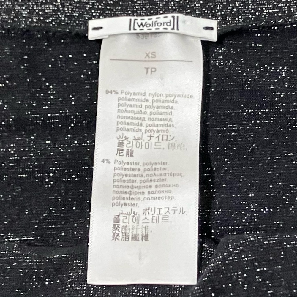 Wolford Fatal Dress Black Metallic Shine XS - Picture 5 of 7